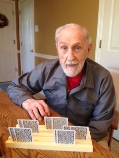 Dad at cards